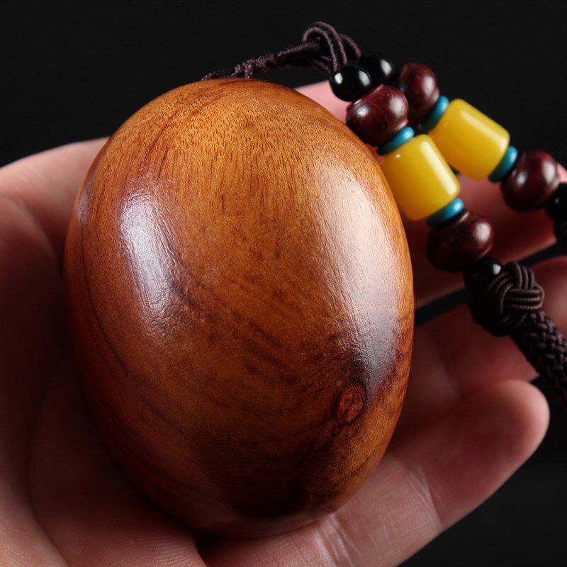 高油沉水】黄花梨貔貅花梨木皮丘木手把件木雕工艺品挂件手玩