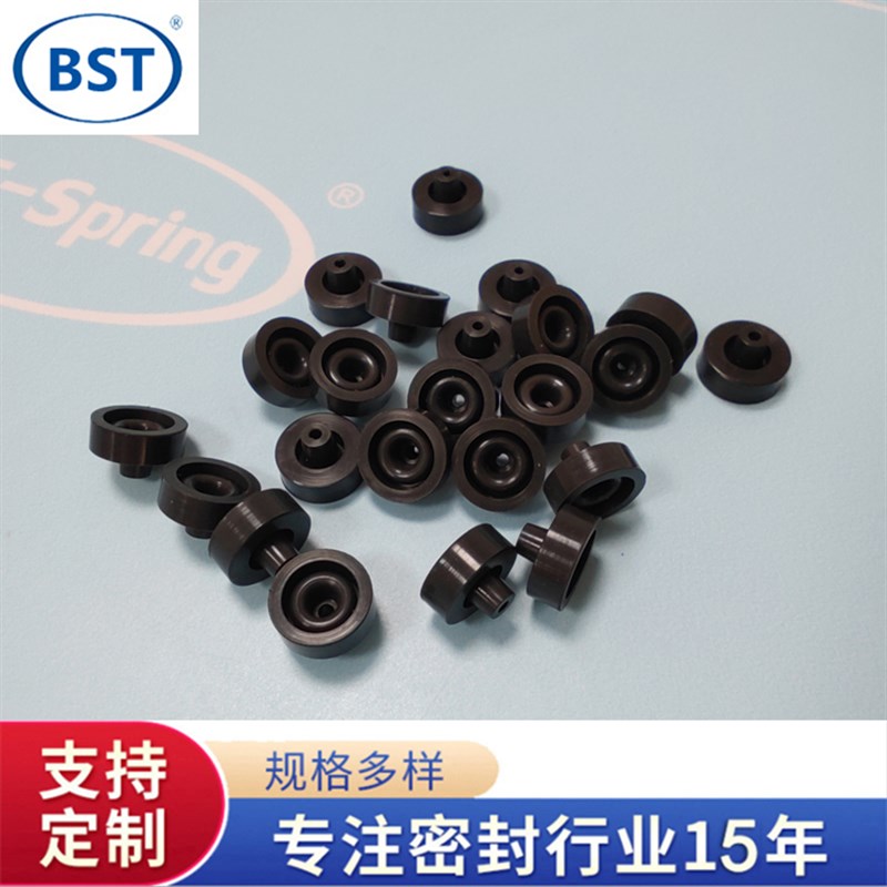 毫撞针用密封圈喷胶嘴 黑色全氟