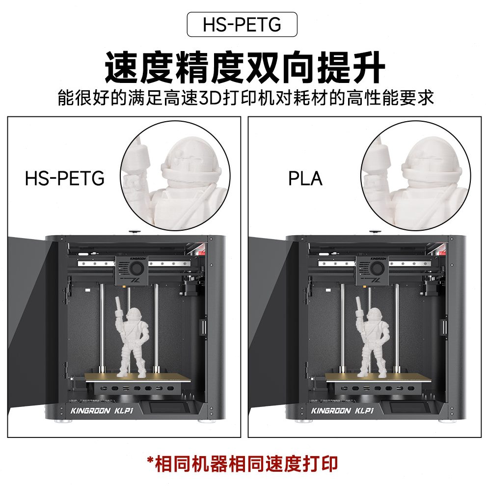 甄选3D打印速打印耗材 PETG  1.75mm 1KG  强度