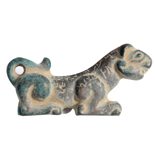 古董古玩收藏铜器秦虎符兵符信物陵阳虎符国宝档案手把件镇纸镇尺