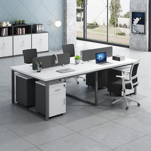 办公桌现代办公室家具人位屏风卡座职员工办公桌椅