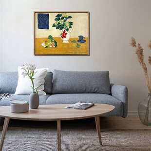 常春藤马蒂斯风景静物油画沙发客厅背景墙电表箱免打装饰画