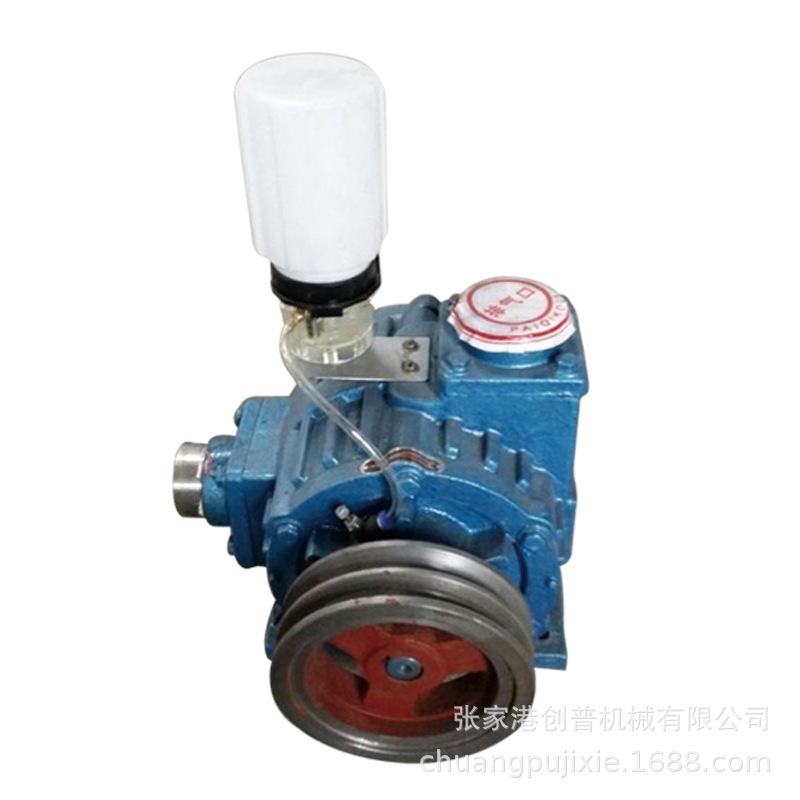 畜牧养殖配件 油环旋片式挤奶厅真空泵 2100L抽气量