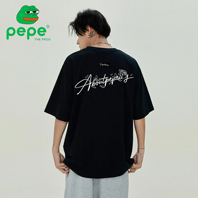 美式高街潮流字母印花纯棉T恤