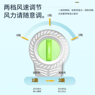 电扇插头插电桌面小风扇夏季 办公室家用风扇小型卡通床头台式 8寸