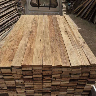 老榆木风化木板门板旧门板茶桌护墙板楼梯踏步复古踏板民宿定