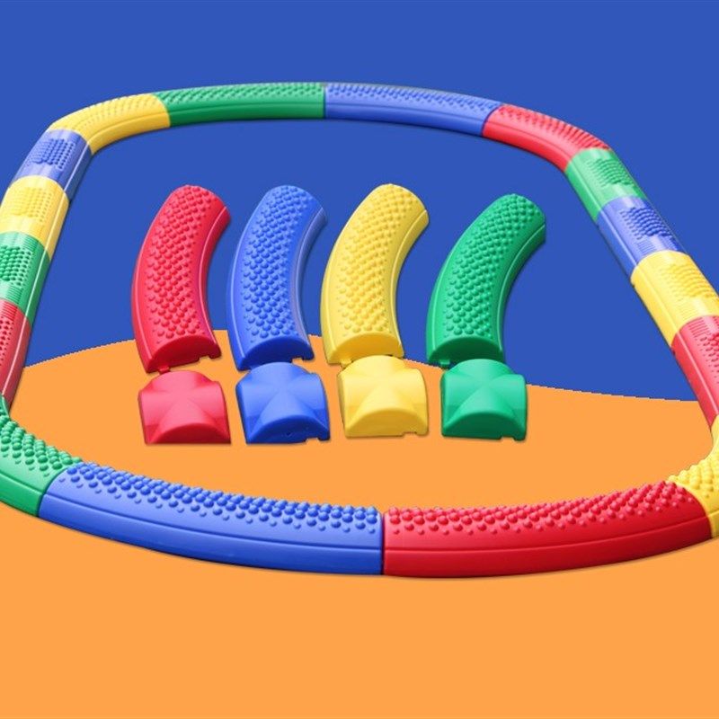 平衡触觉板2件自闭症幼儿园感统训练器材平衡木教具游乐设备