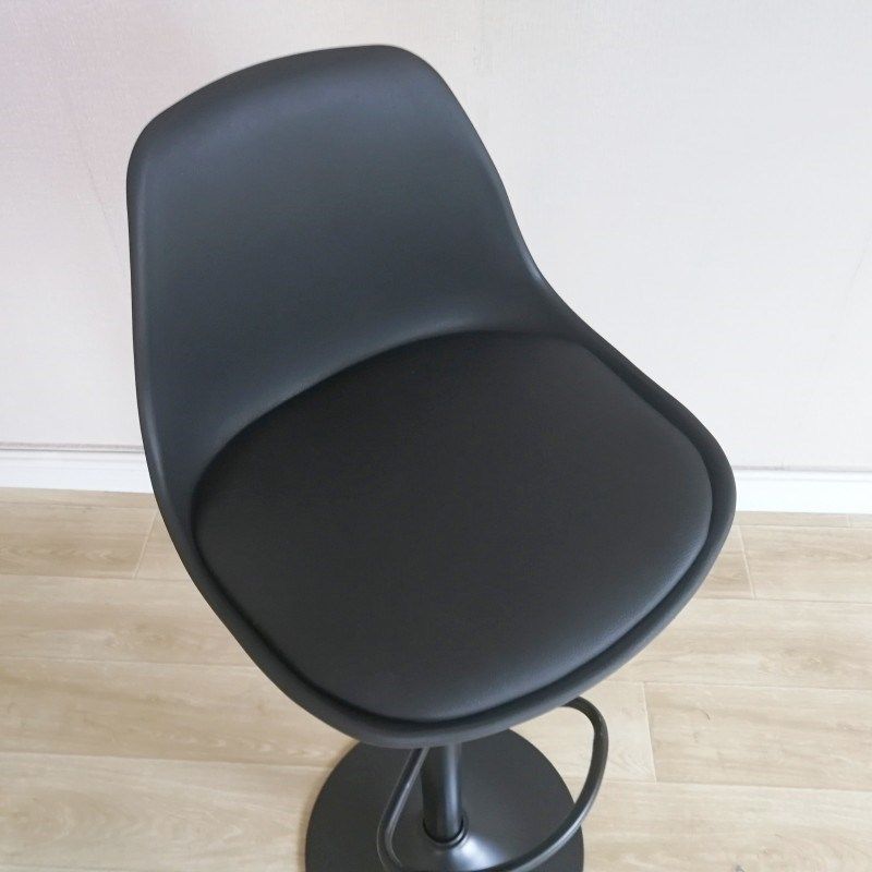 黑色铁艺脚酒吧凳舒适小靠背升降椅子前台复古酒会展会脚吧椅,商业/办公家具,酒吧椅,淘宝优惠券,粉丝福利购,淘宝优惠卷