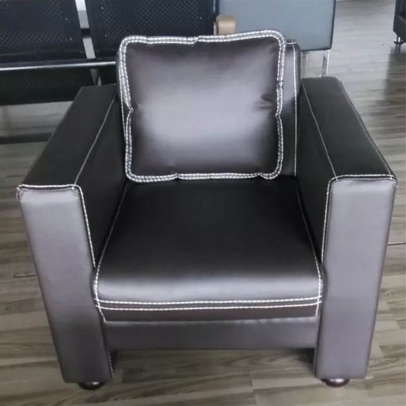 高档办公沙发 商务洽谈会客接待沙发 三人位沙发 优质西皮沙发