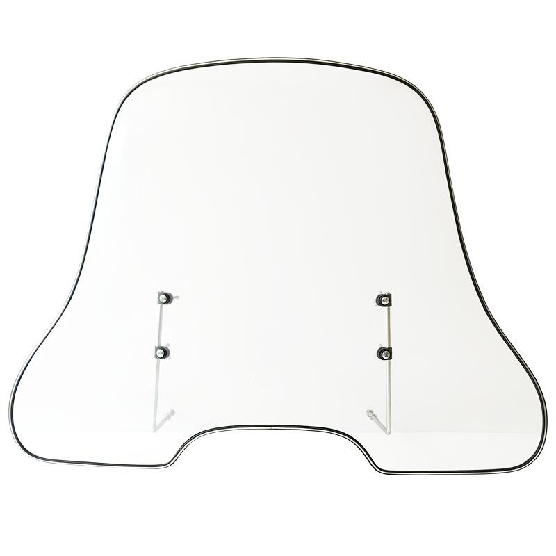 电动机车挡风玻璃高清遮雨板加宽加厚耐磨电动车前挡风雨板