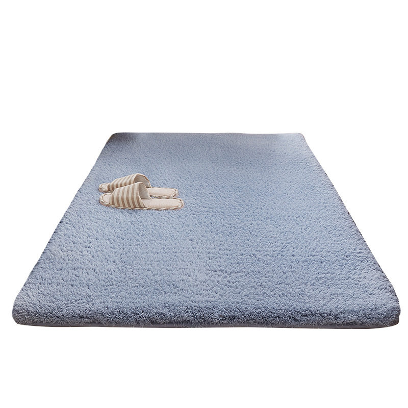 定制加厚羊毛绒地毯卧室少女房间大面积全铺睡坐床边毛绒地毯