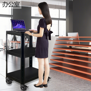 思珀睿电脑设备仪器推车 多媒体机显示器机房操作台运维车