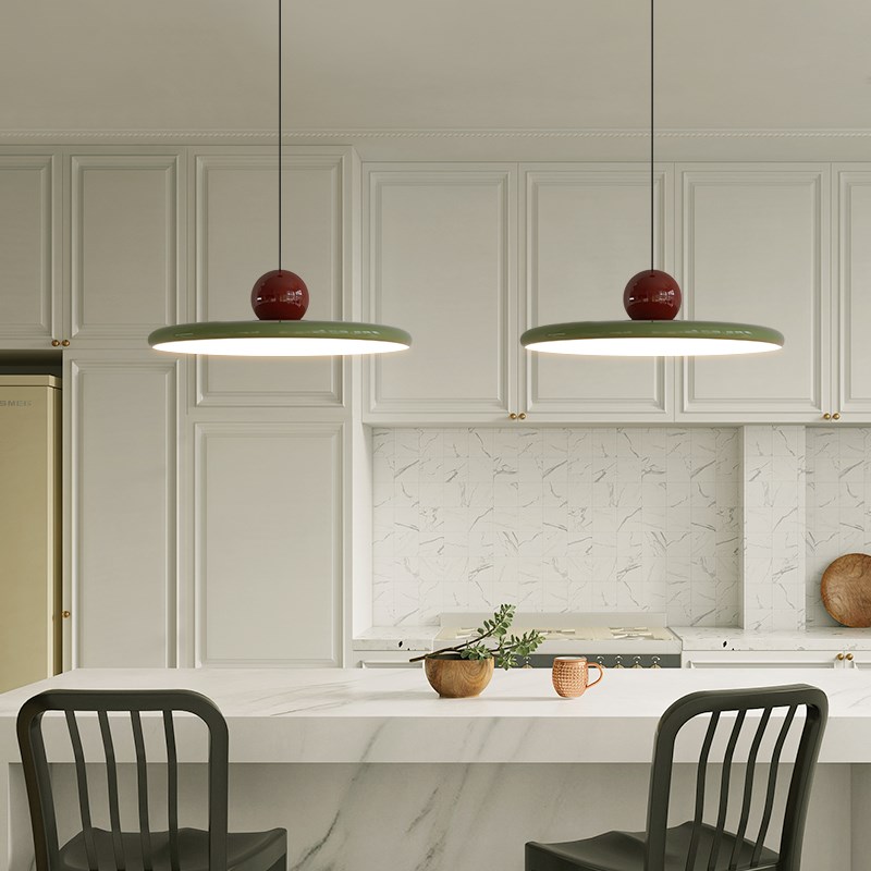 奥朵中古飞碟吊灯法式复古风餐桌灯创意餐吊灯高级感灯具灯饰