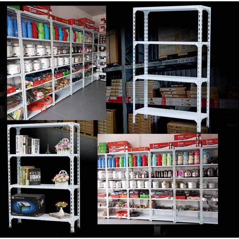 四层角钢货架家用置物架仓库货架阳台厨房收纳展示架多功能铁架子