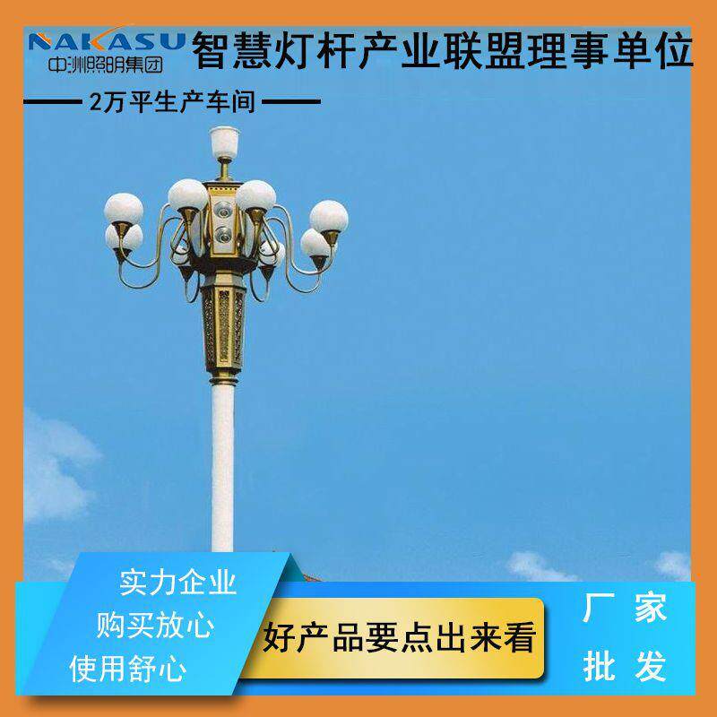 广场公园中华灯玉兰灯组合路灯道路工程照明led景观IP65景观灯