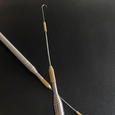 新款伸缩黄鳝钩懒人钓鳝鱼一体带倒刺专用手钓全套防脱钓鳝鱼钩