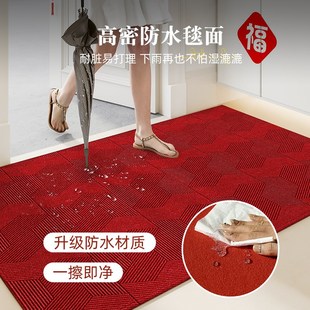 地垫入户门垫轻奢新年喜庆进门脚垫门口家用耐脏地毯防滑免洗垫子