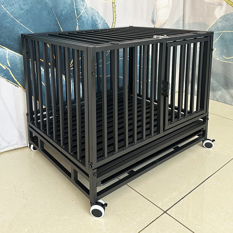 狗笼子小型犬室内方管折叠带厕所泰迪比熊中型犬柯基边牧宠物狗窝