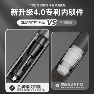 晾衣架窗帘杆衣柜卫生U间撑杆墙上挂 免打孔伸缩晾衣杆阳台固定式