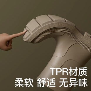 儿童雨鞋 防f滑水鞋 男童加厚耐磨女孩学生女生上学雨靴女款 胶鞋