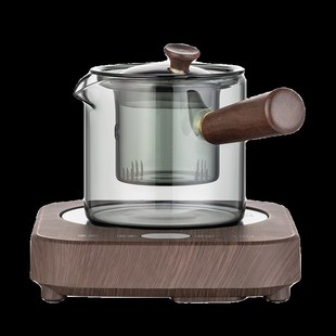 超薄黑晶炉自动保温小型煮茶器D加厚防爆玻璃煮茶壶泡烧水套 新款