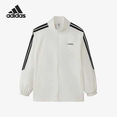 Adidas/阿迪达斯官方正品新款女士运动保暖拉链立领夹克KQ5371