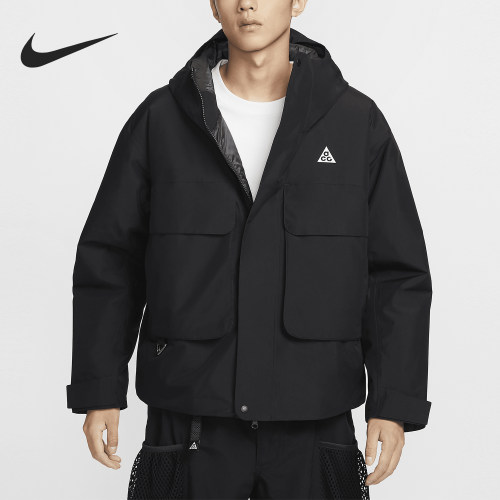 Nike/耐克官方正品当季新款男士运动休闲宽松连帽外套FV8682-010