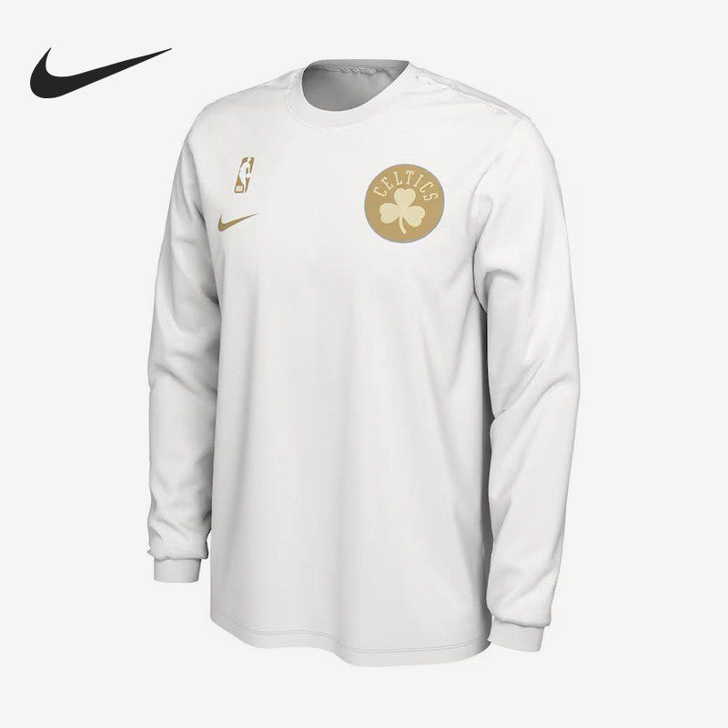 Nike/耐克官方正品男士品牌logo舒适圆领透气长袖T恤II2634-100