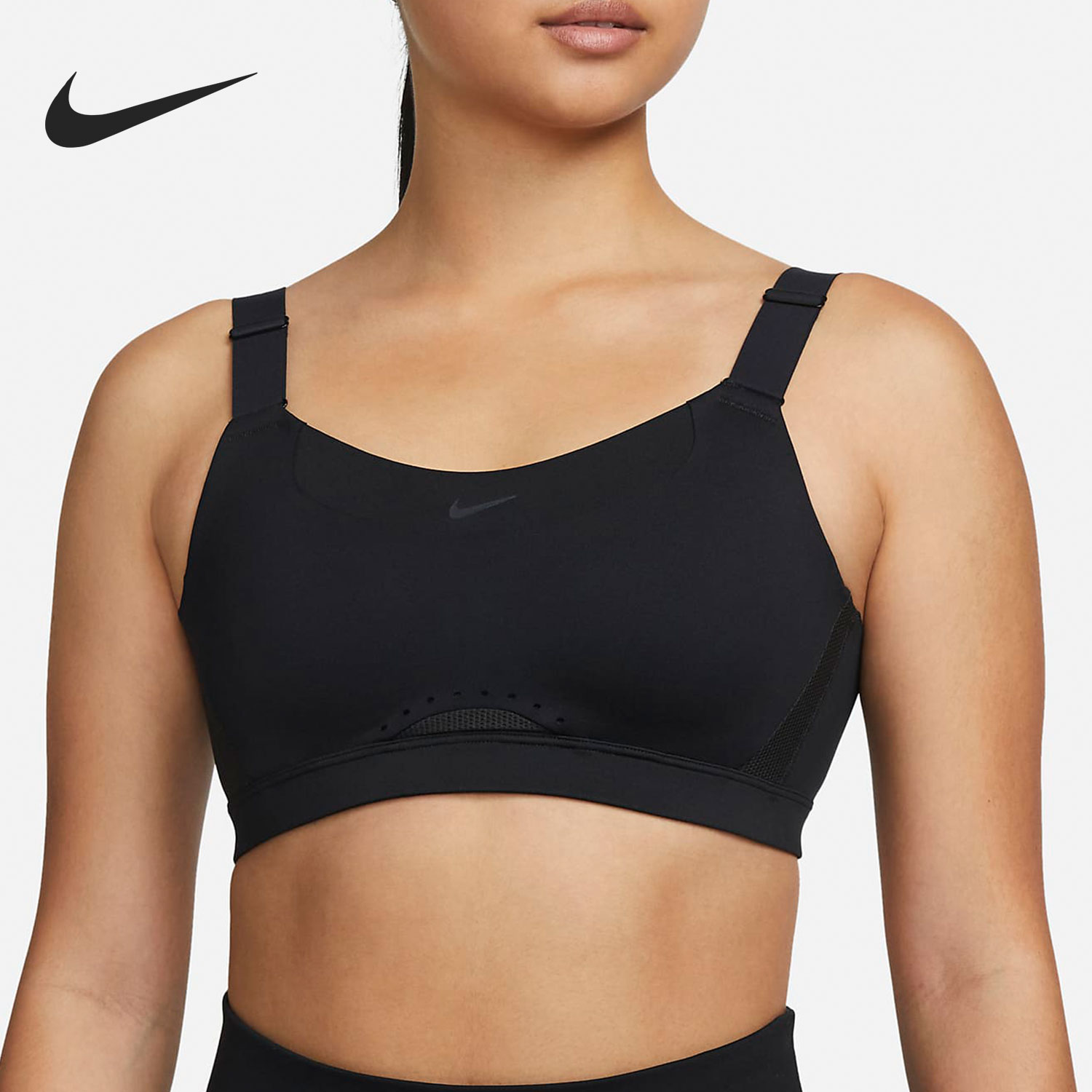 Nike/耐克官方正品Alpha新款女子运动训练透气休闲内衣DD0431-010图片