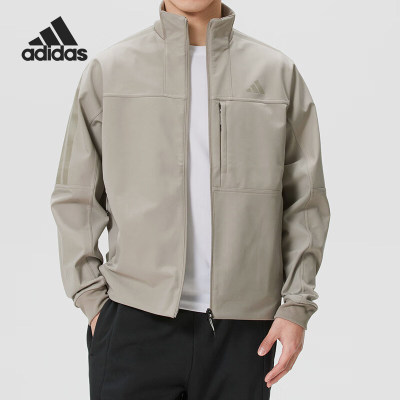 Adidas/阿迪达斯官方正品2026男士休闲运动立领夹克外套KR2533