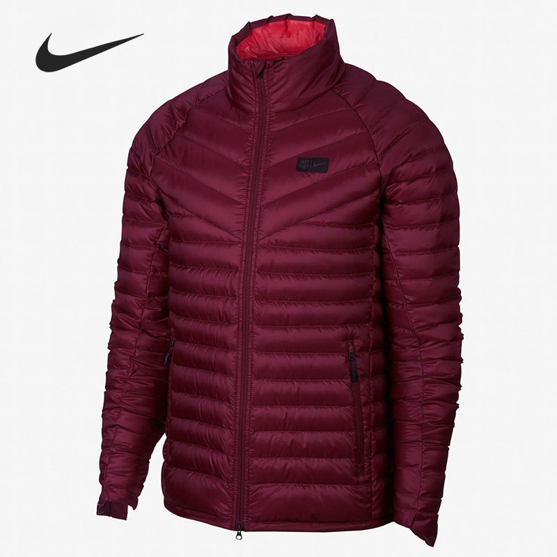 Nike/耐克正品巴塞罗那足球运动训练休闲轻薄保暖羽绒服 AH7431