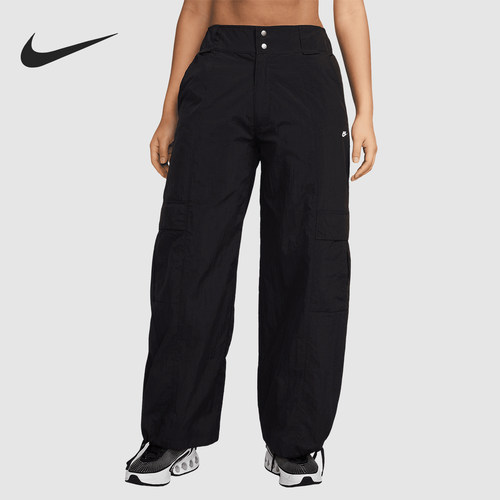 Nike/耐克官方正品运动女士宽松休闲多口袋工装长裤HJ6858-010