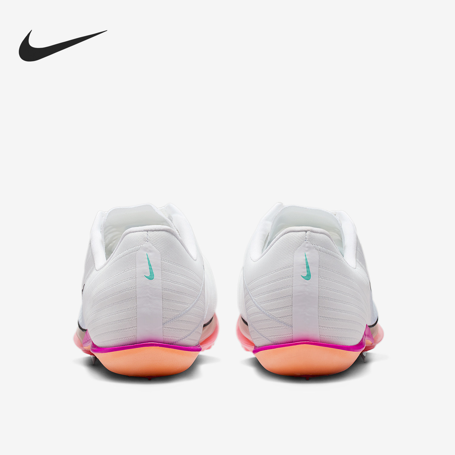 Nike/耐克官方正品Maxfly 2男士缓震跑步运动田径钉鞋FD8395-100 - 实物图