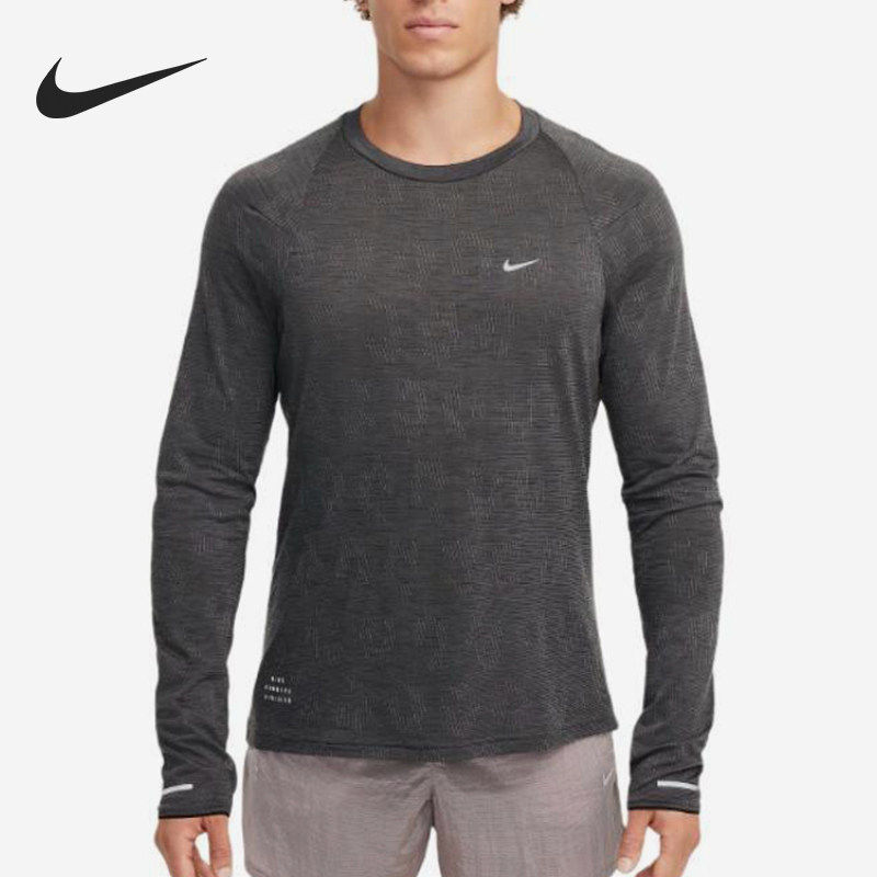 Nike/耐克官方正品男士反光时尚保暖运动休闲长袖T恤FZ1125-010