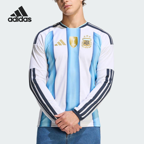 Adidas/阿迪达斯官方正品春秋男士透气训练亲肤柔软长袖T恤KA8126