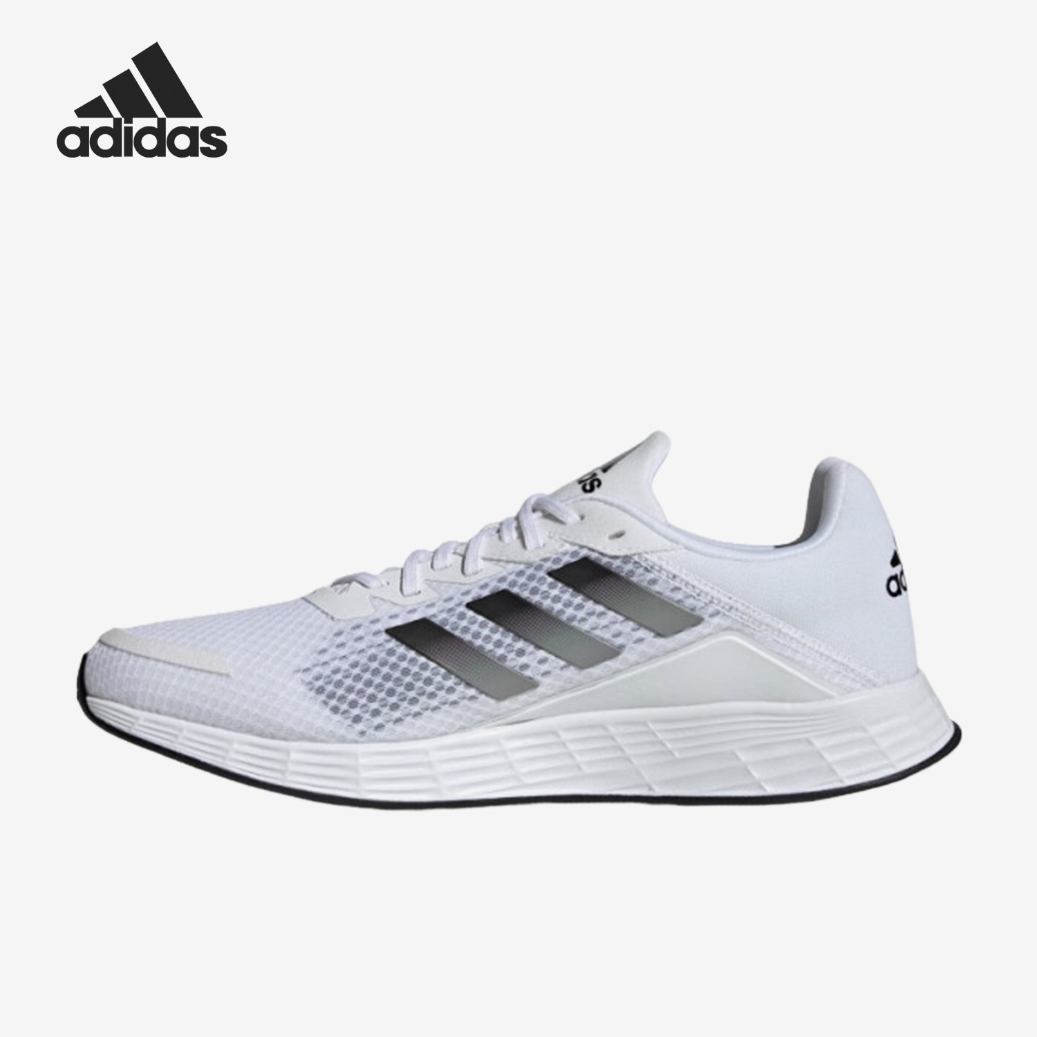 Adidas/阿迪达斯官方正品新款男士网布透气缓震运动跑步鞋JS3015
