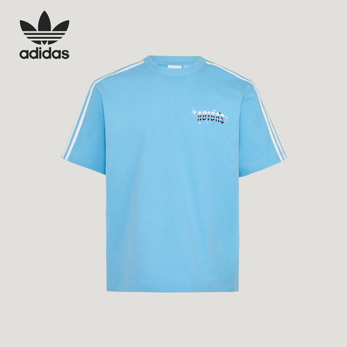 Adidas/阿迪达斯官方正品三叶草男女圆领套头透气休闲短袖KT6376