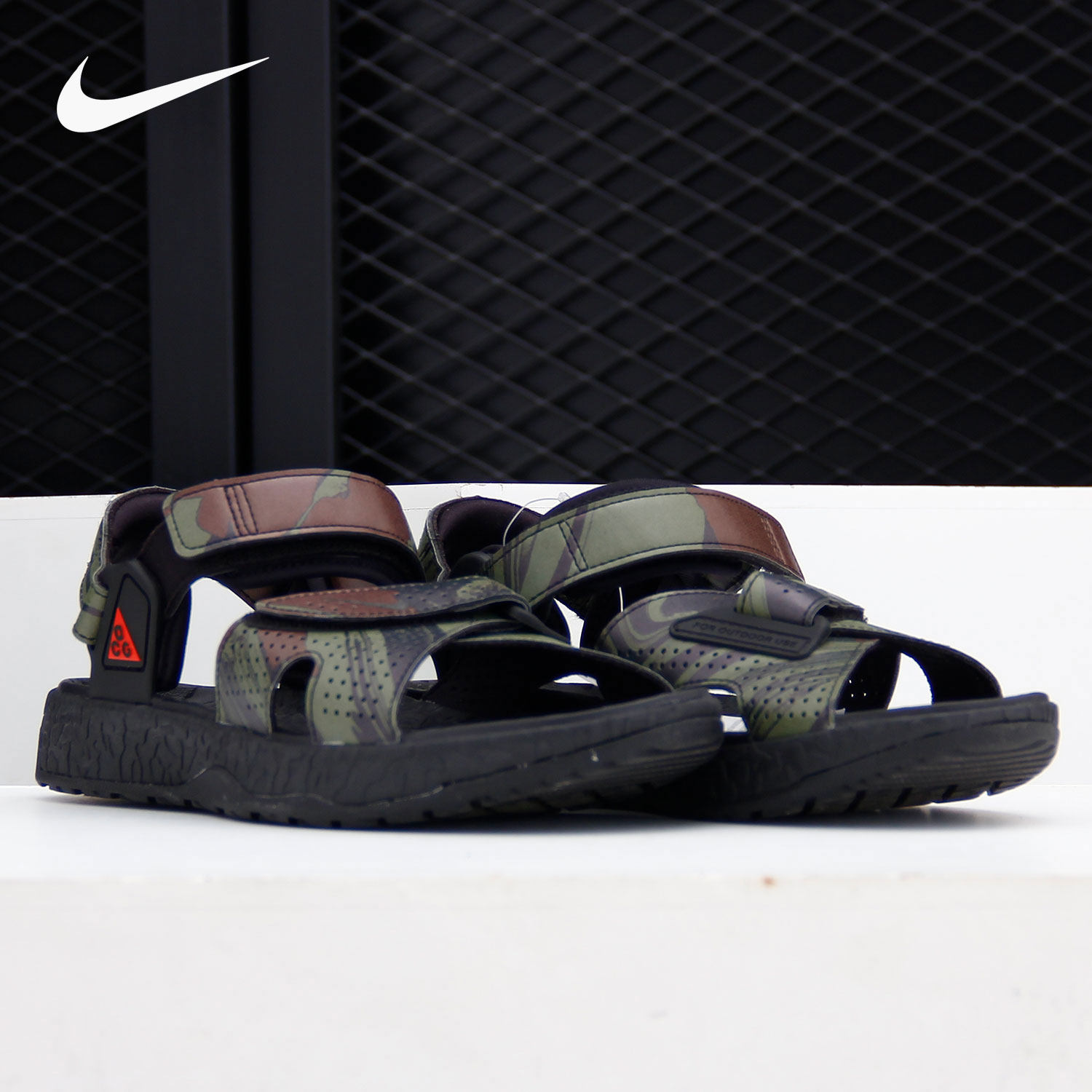 Nike/耐克官方正品ACG 男女夏季魔术贴透气沙滩运动凉鞋 CZ3776