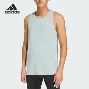 Adidas/阿迪达斯官方正品夏季款男士轻盈透气跑步运动背心JZ7729