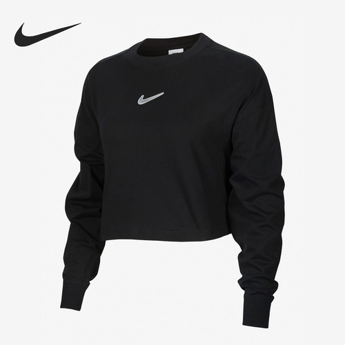 Nike/耐克官方正品Sportswear Swoosh女子印花长袖卫衣DR5633-010