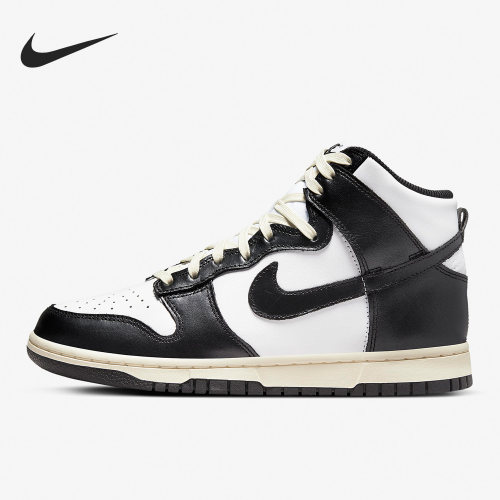 Nike/耐克官方正品Dunk High女士做旧复古休闲高帮板鞋DQ8581-100