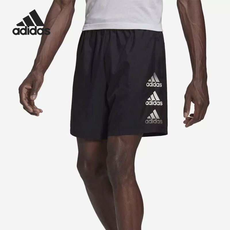 Adidas/阿迪达斯官方正品男士吸湿排汗训练休闲运动短裤HM4795
