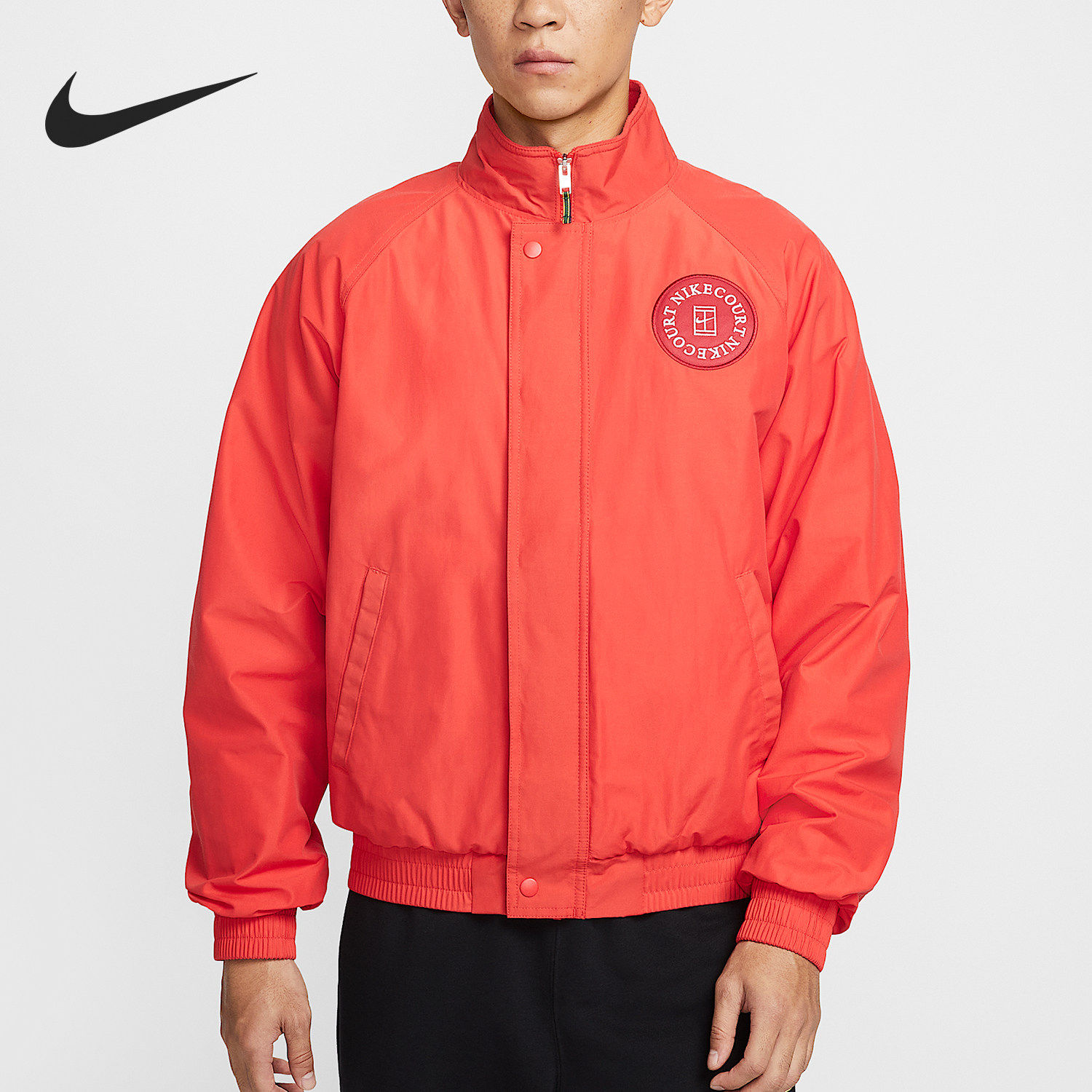 Nike/耐克官方正品Court Heritage男士加绒网球夹克HQ1745-673
