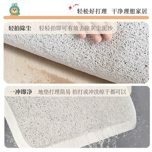 耐脏丝圈家用电子入户门 快递外卖放门口地毯门外蹭脚垫2024新款