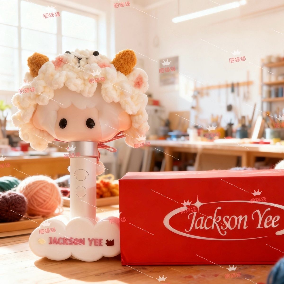 网红咩棒原版毛绒小羊帽