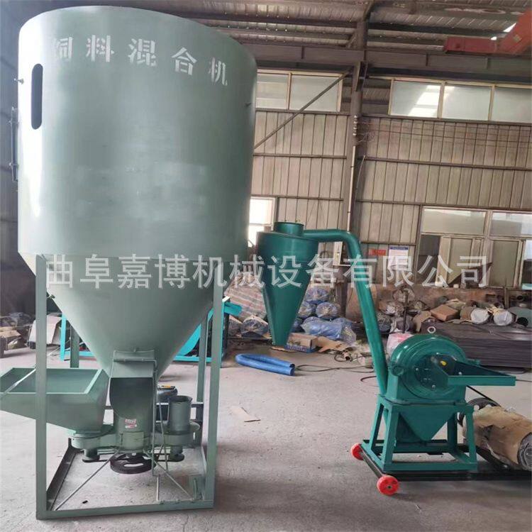 猪饲料粉碎搅拌机80目 400型一风吹麦麸高粱粉碎机粗细可调