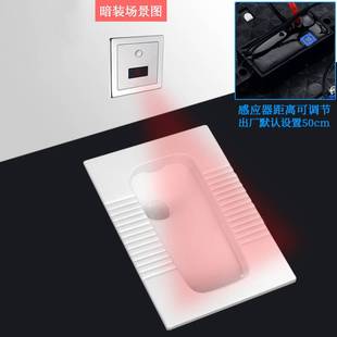 大便感应器 蹲便器 全自动感应冲水器 大便感应冲水S阀冲洗阀