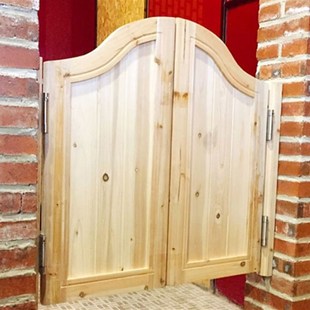 地中实木腰门半腰门牛仔门酒吧门腰门隔断栅栏篱笆木栏栅门做旧门