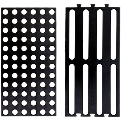 透水盲道模具文化石压地坪模具彩色压印盲点盲胶条