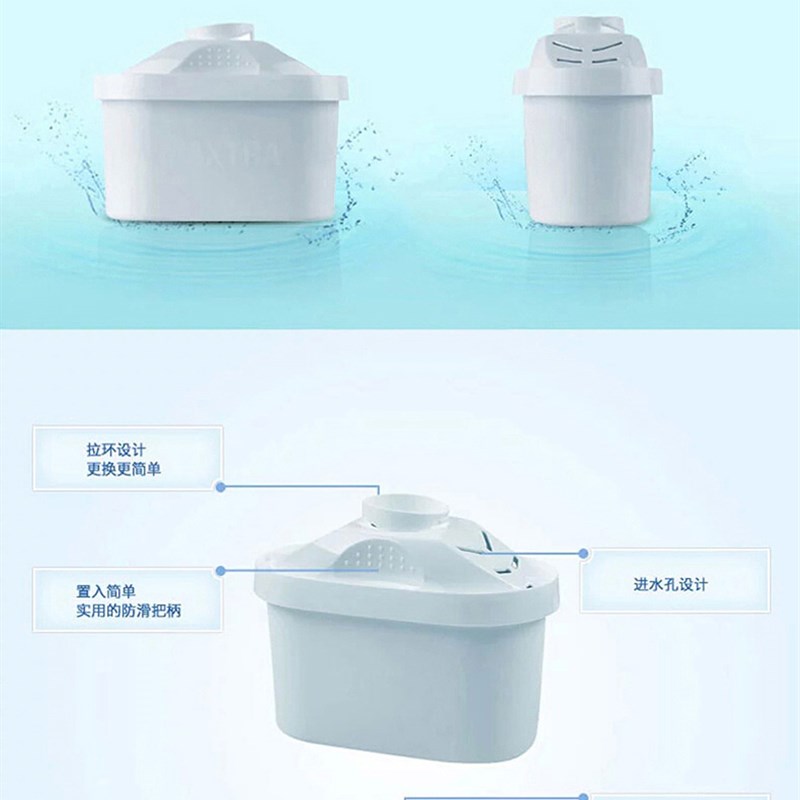 通用美乐家沁活NUBY努比WAFATEC夏蒙sharmoon过滤净水壶杯器滤芯